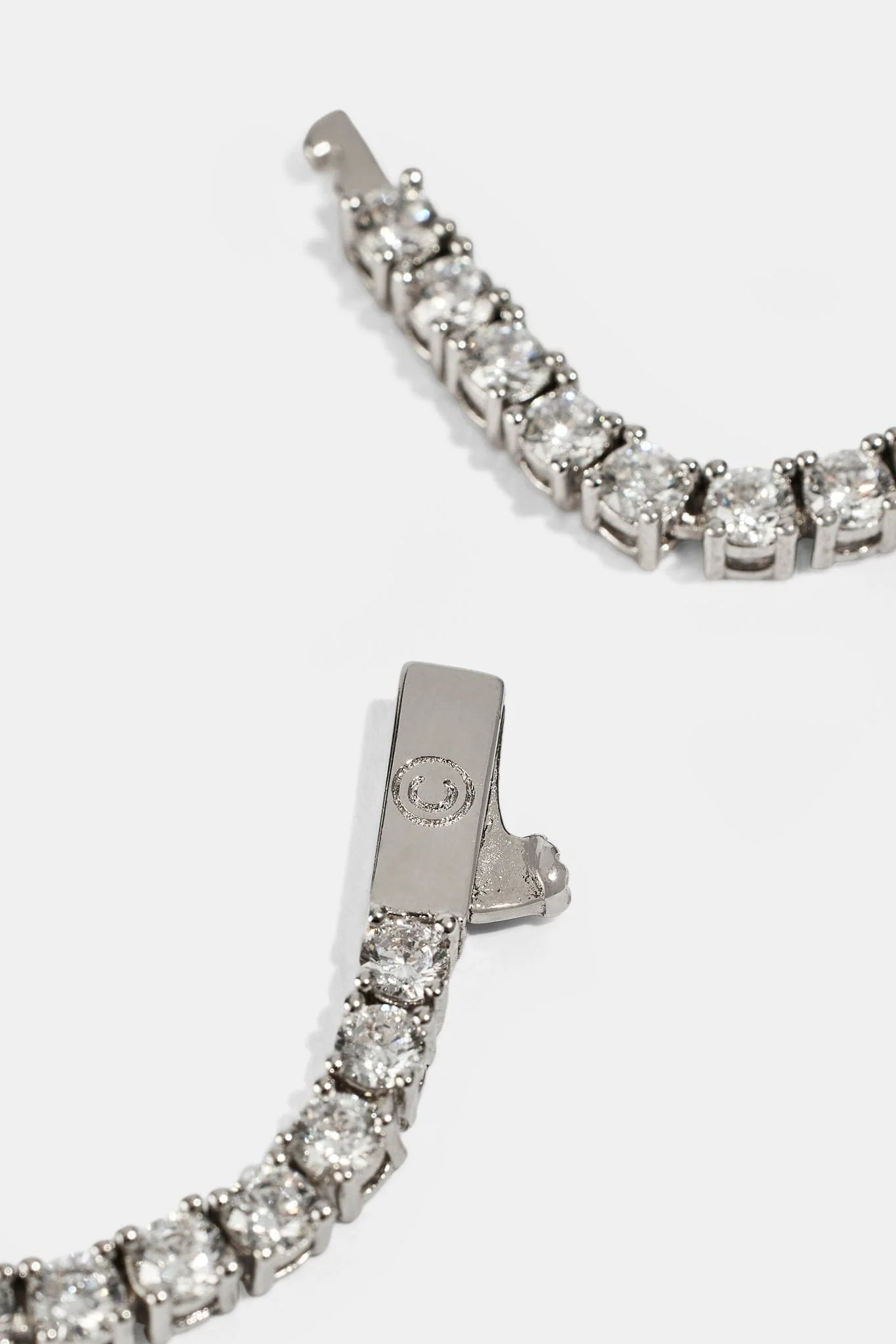 Cernucci Tennis Bracelet - 3mm - White - Image 3